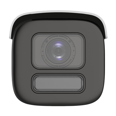 Caméra de surveillance extérieure vue de face