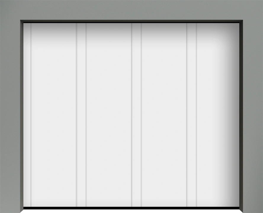 Porte latérale rainure haute Porte de garage latérale rainure haute