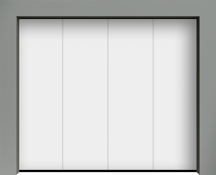 Porte latérale sans rainure Porte de garage latérale sans rainure