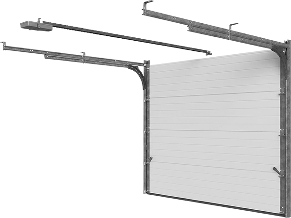 Portes de garage sectionnelle installée à Niort