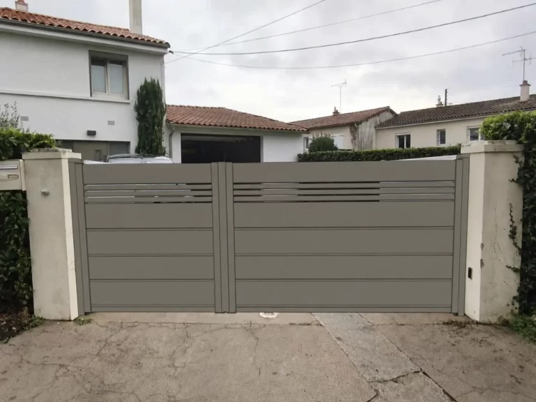 Aperçu du nouveau portail sur la photo de la maison